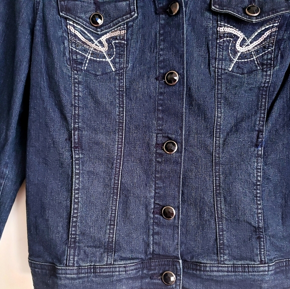 Dressbarn Denim Jacket - Picture 3 of 6
